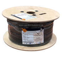 PAS5308 1x2x0.75mm2 Part 1 Type 1 BLACK LSZH / P1T11P075CAMLSZHBLK - 100m