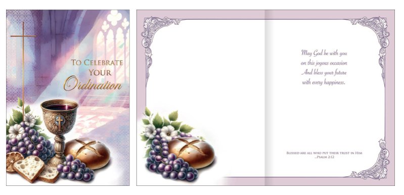Card/Celebrate Your Ordination With Insert   (20355)
