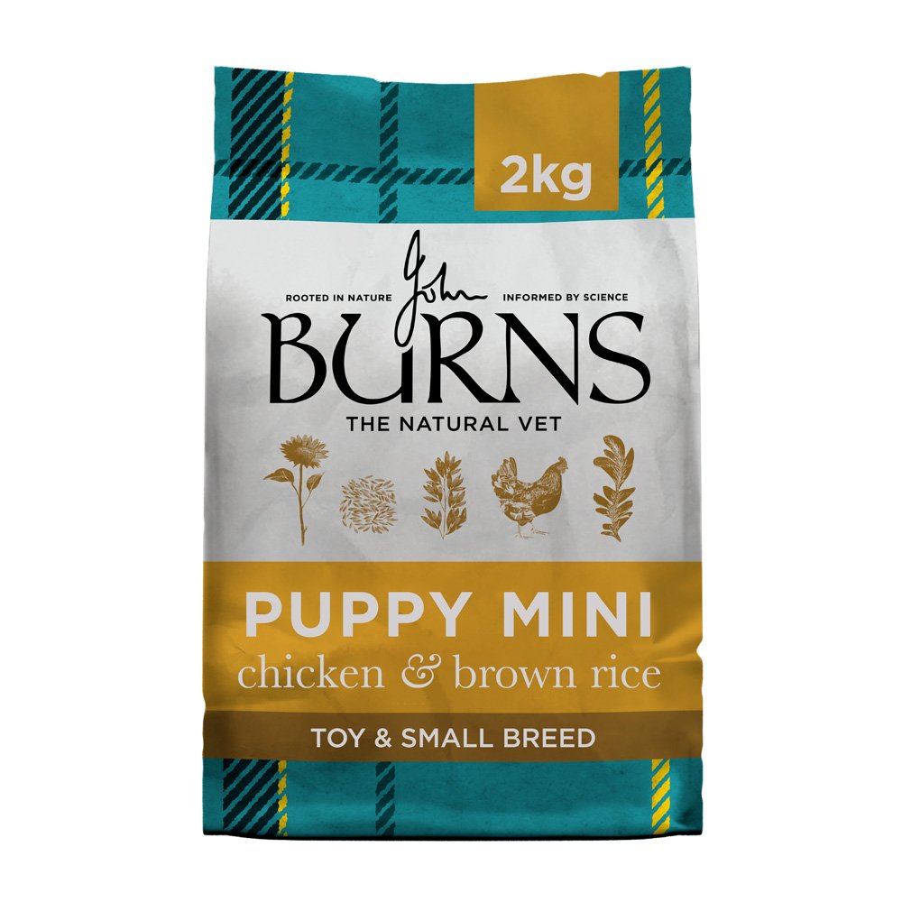 Burns 0171 Puppy Mini Chicken and Rice Dry Food 2kg