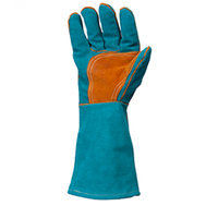 671003 Welding Gloves-Gn/Gld