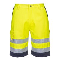 PORTWEST HI-VIS LIGHTWEIGHT POLYCOTTON SHORTS 