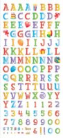 Birthday Alphabet Sticker Sheet 14 x 34cm