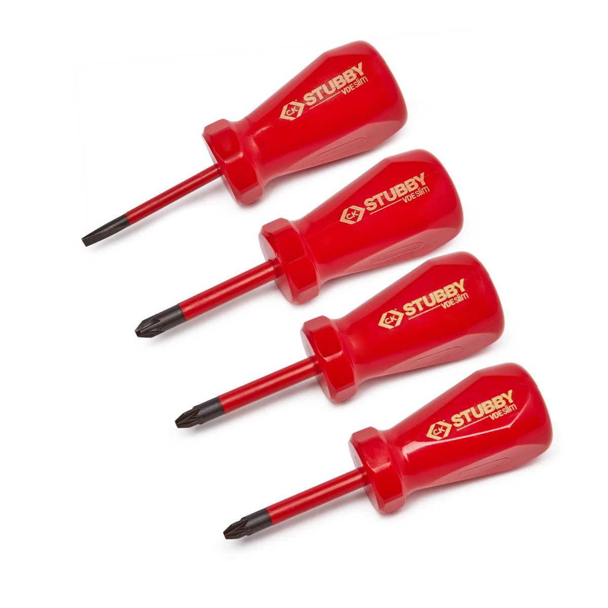 CK Stubby VDE Slim Screwdriver Set of 4 T48349