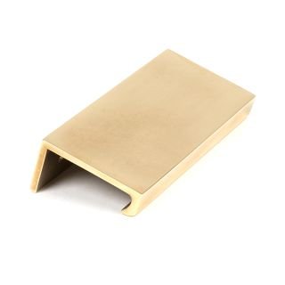 50688 - Aged Brass 100mm Plain Edge Pull