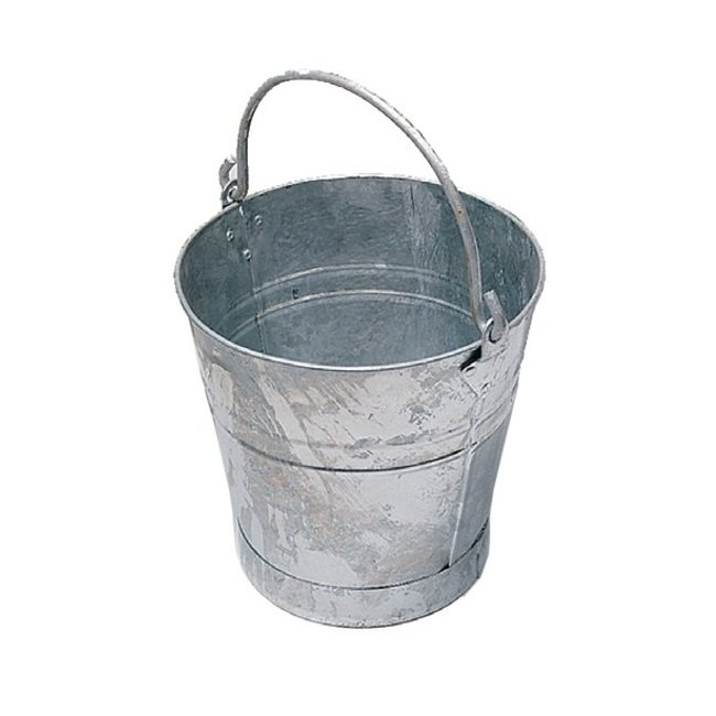 UK Made 12ltr Galvanised Bucket 12" (WT905) Wilsons Import