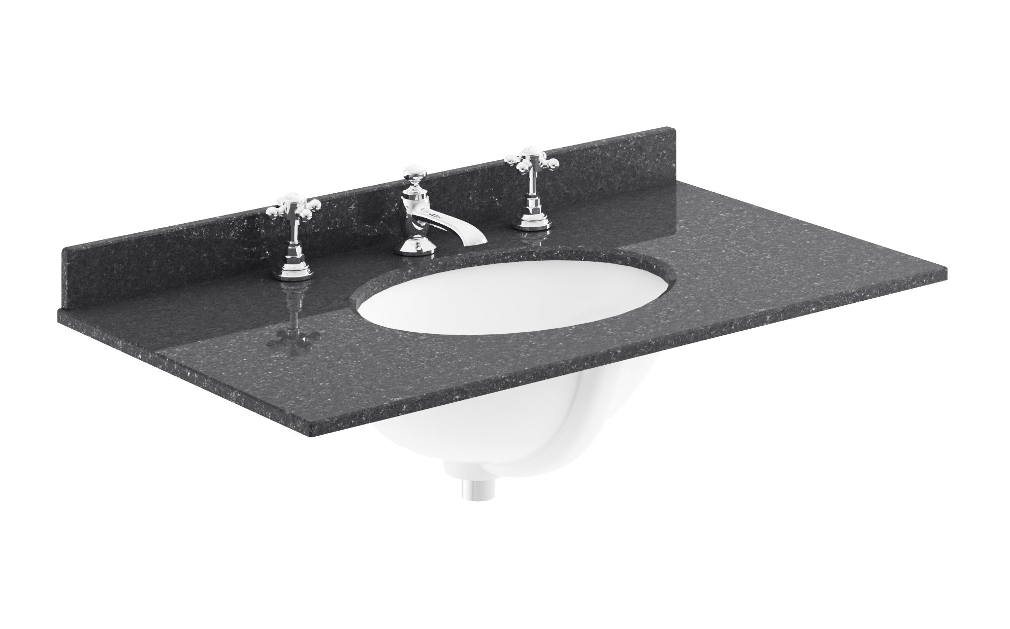 800mm Single Bowl 3 Tap Hole