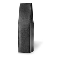 Black Leather 1 Bottle Box  90 x 90 x 370mm - Pack of 10