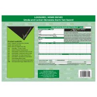 Smoke & CO Alarm Test Record Pad (50 Triplicate Sheets)
