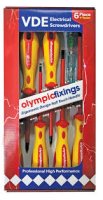 Screwdriver Soft Grip Handle 7 Piece