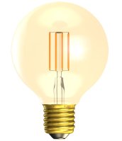 3.3W LED VINTAGE GLOBE DIMMABLE LAMP 240 VOLT  ES AMBER 330 LUMEN 2000K 