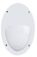 STELLA 12W LED Oval Eyelid Bulk Head White  3000/4000/6000K