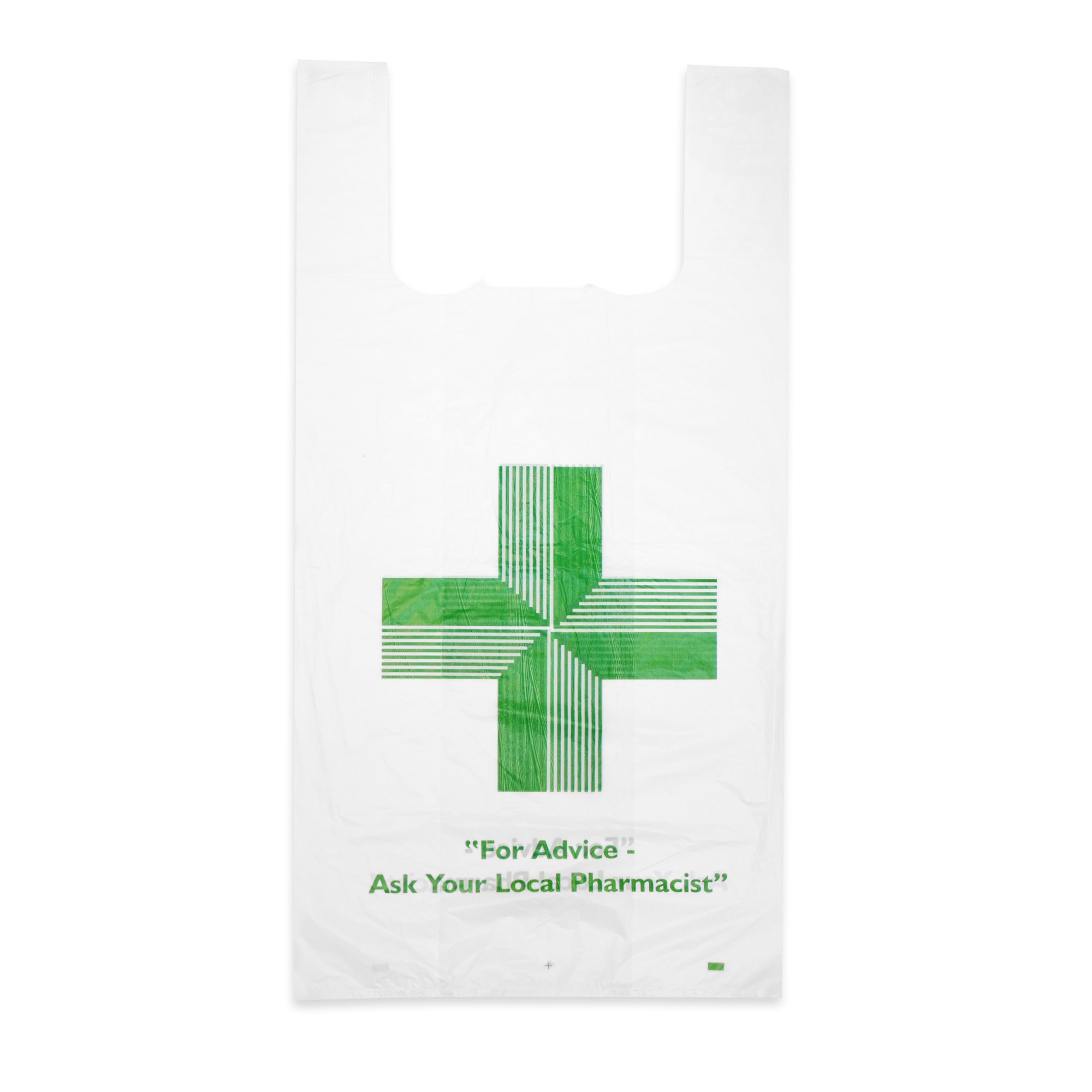 WHITE HD VEST CARRIER PLASTIC 300X475X600