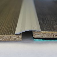 Trojan Silver Step Coverstrip 40mm 2.7 Metre A14 Self Adhesive