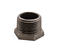 1" x 3/4" Bushing, Black Pipe
