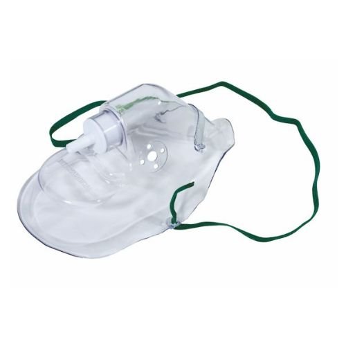 It is the mask ONLY, no tubing included. It is a non-PVC mask with an elastic fit.