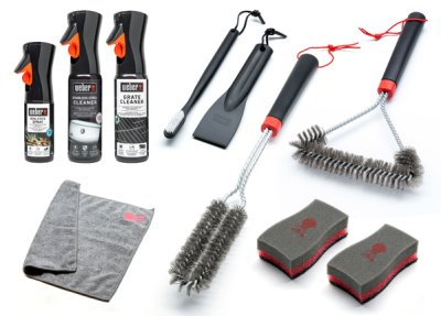 Weber Stainless Steel Gas Grill Cleaning Kit 18283