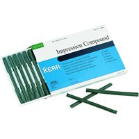 Kerr Impression Compound Sticks - 15 x 113g Green Sticks - DMI Dental Consumables Ireland - Next Day Delivery