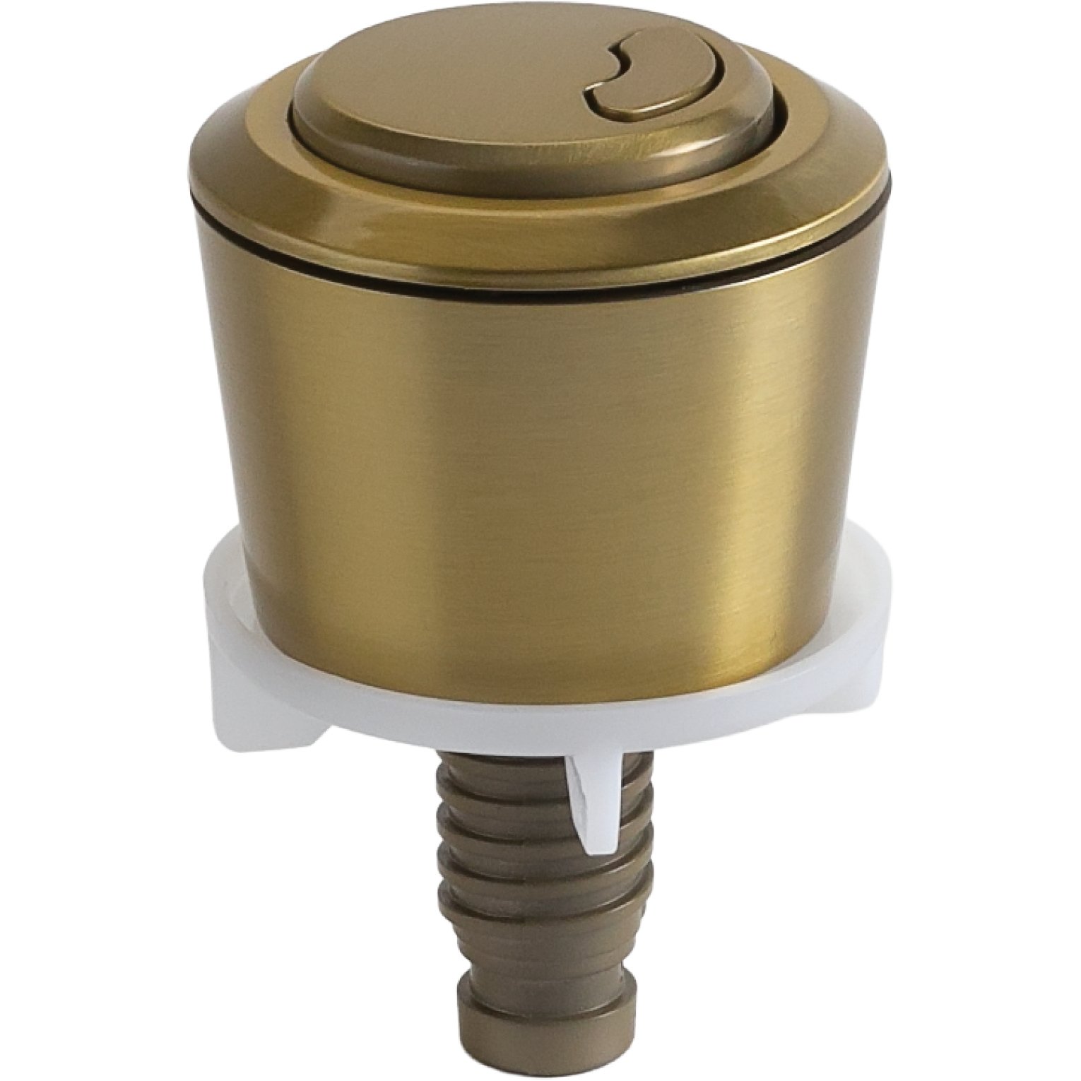 Wirquin Round Dual Flush Operated Brushed Brass