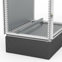 CAB800 nVent Hoffman Cable fixing bar, 800, zinc plated, mounted above bottomplate