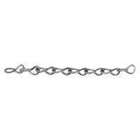 #16 Basic Galvanized Single Jack Chain, 4" Length