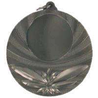 50mm Antique Wreath Medal (Antique Silver)