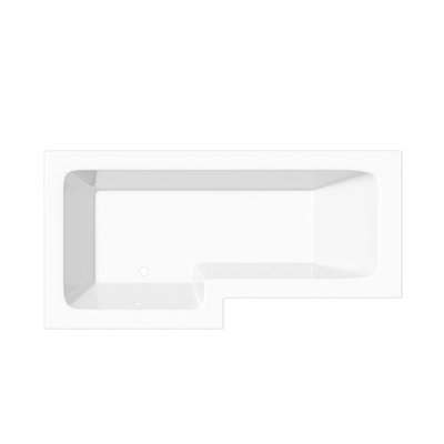 MyLife L- Shaped Shower Bath 1700 x 700 (left Hand)