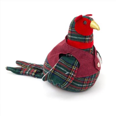 Percival the Pheasant Christmas Doorstop
