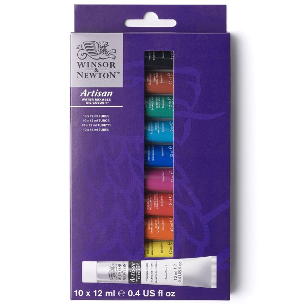 Winsor & Newton - Artisan Water Mixable Oil Set 10 x12ml
