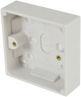 Single Back Box 25mm