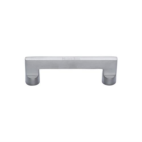 C0345-96-SC - Heritage Brass Cabinet Pull Apollo Design 96mm CTC Satin Chrome Finish