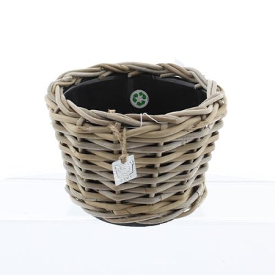 Drypot Rattan Round D36H28CM - Grey