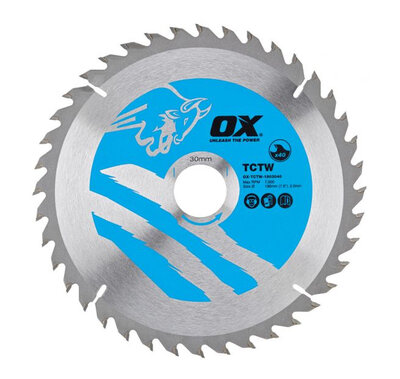 OX Circular Saw Blade 160 X 20mm X 24 Teeth