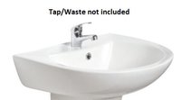 Strata Contract Washbasin 450mm 1 Taphole PB006