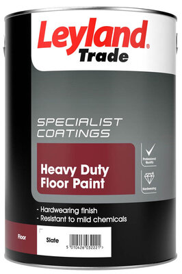 Leyland Heavy Duty Floor Paint Slate Grey 5L