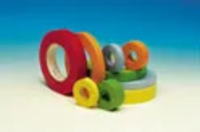 Blue Identi-Tape adhesive tape.