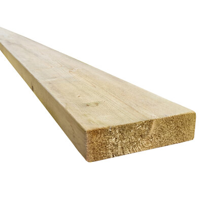 C24 Treated Reg and Graded Carcassing Timber FIN 145x45mm x 3.6m (6x2in)