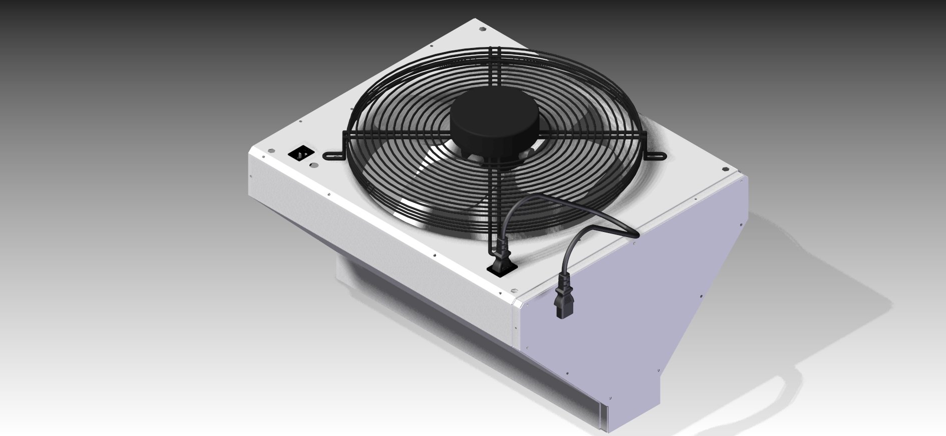 Luchtgordijn SCM module 1900m3/h 230V