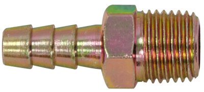 8mm Barbed To 1/4" Male Thread