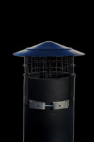 Chimney Cowl - Anti Bird & Rain Screened Black 230mm (9 inch)