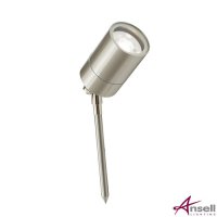 Ansell ANSAACERO/SL/SSL Acero GU10 Spike Light Stainless Steel