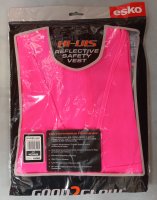 Esko Hi-vis Safety Vest, Hot Pink