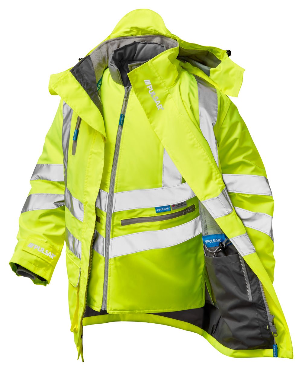 PULSAR&reg; Protect 7-in-1 Storm Coat Yellow - Recycled Content