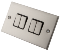 4 Gang 2 Way Stainless Steel Switch