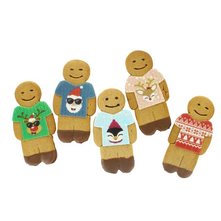 Knitted Christmas Jumpers Sugar Decorations 68 x 55mm (160pk) 