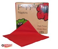 Dinner napkins Red