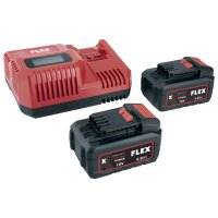 2 x 5 Ah battery's + 1 x charger bundle - 18v 5 Ah battery's + 1
