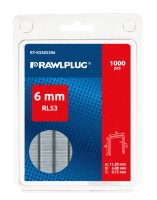 RAWLPLUG STAPLES RL53 6 MM (PACK 1000)