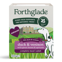 * Forthglade Gourmet Dog Duck & Venison with Green Beans & Apricot 395g x 7