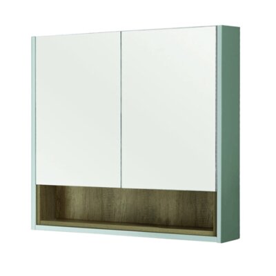 Luca Mirror Cabinet - Dove Grey