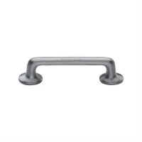 C0376-96-SC - Heritage Brass Cabinet Pull Traditional Design 96mm CTC Satin Chrome Finish